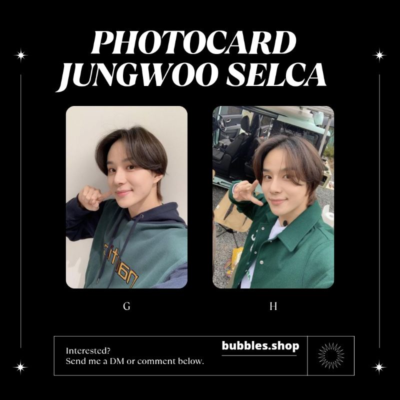 PHOTOCARD UNOFFICIAL JUNGWOO NCT SELCA