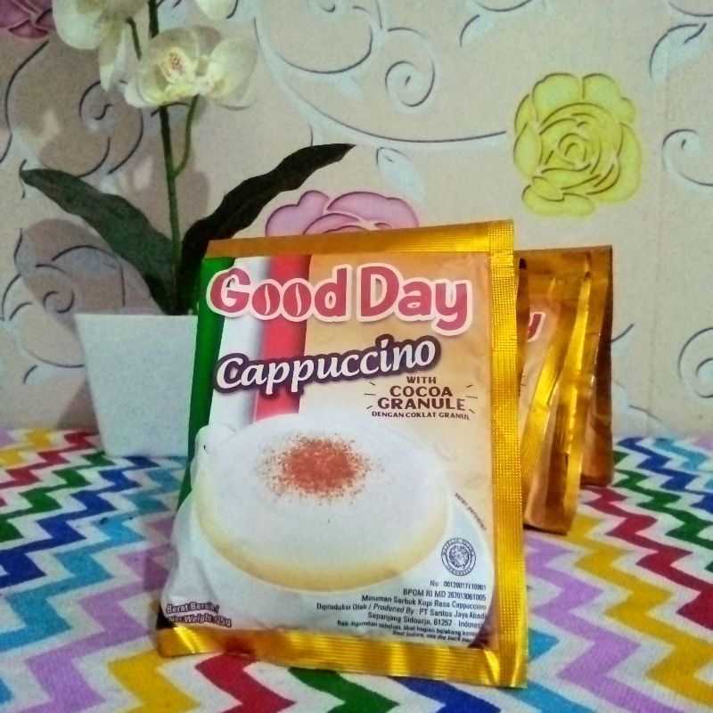 

good day cappuccino renceng 10 sachet