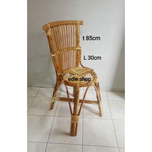 Kursi Rotan Dingklik Rotan besar