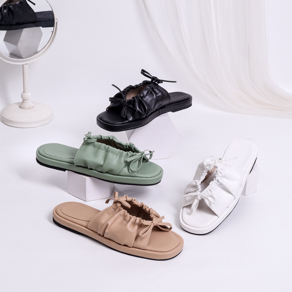 Sandal Flatshoes Wanita / Sandal Tali Simple / Sendal Flat / Sandal Tali Wanita / Sandal Casual Wanita TINOCHI SLIMMY