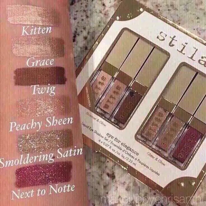 STILA SHIMMER AND GLITTER GLOW EYE ECER / per BOX