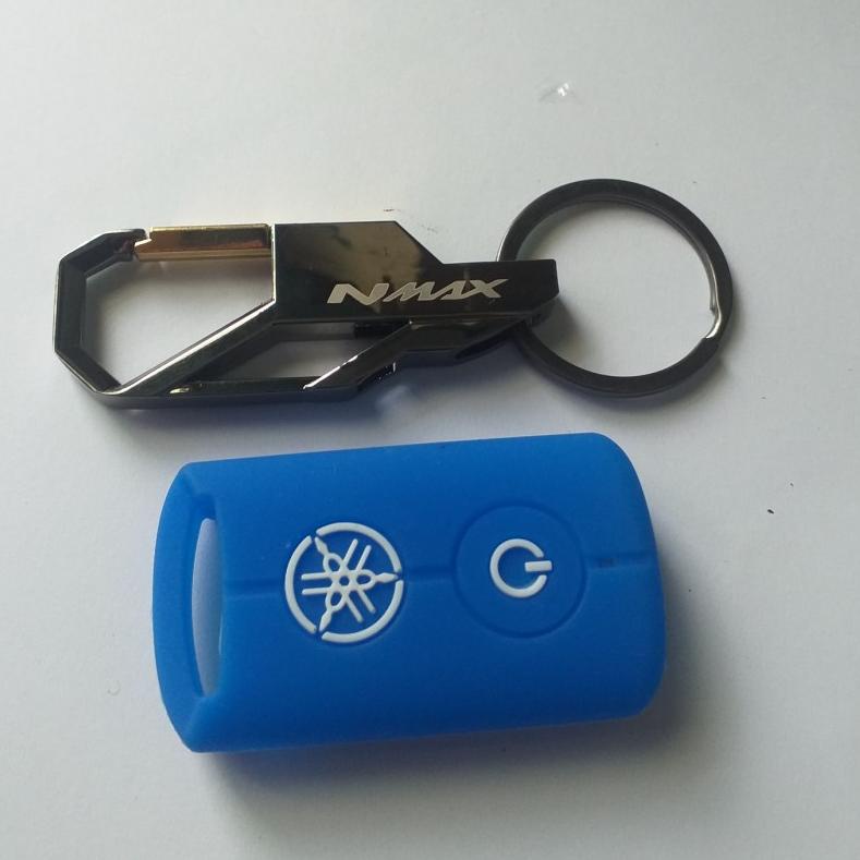 Depan1 gantungan kunci logo NMAX plus cover remot NEW NMAX 2021 2021
