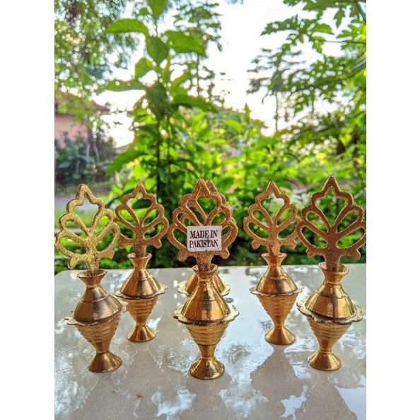 wadah kuningan celak serbuk batu itsmid | kuningan asli arab