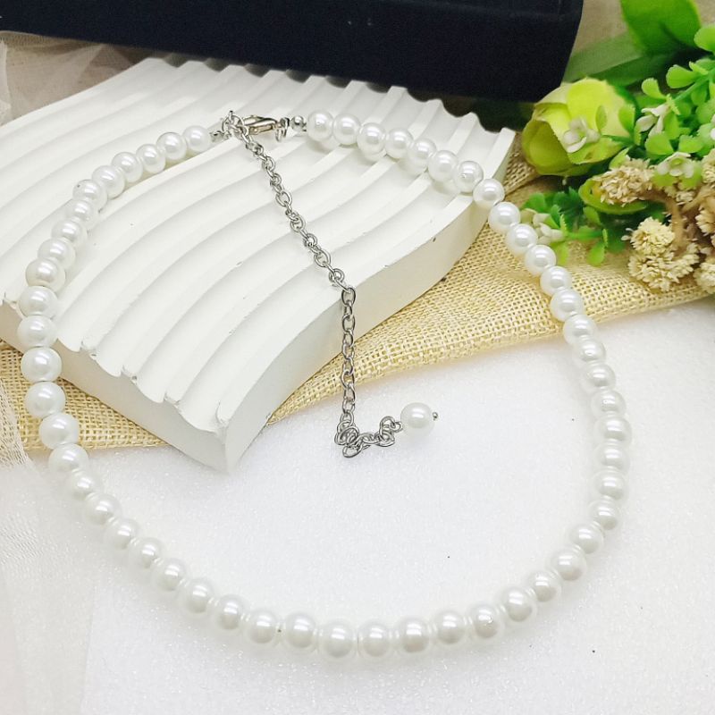 Yasafa Kalung Mutiara Kalung Anak Choker Set Gelang