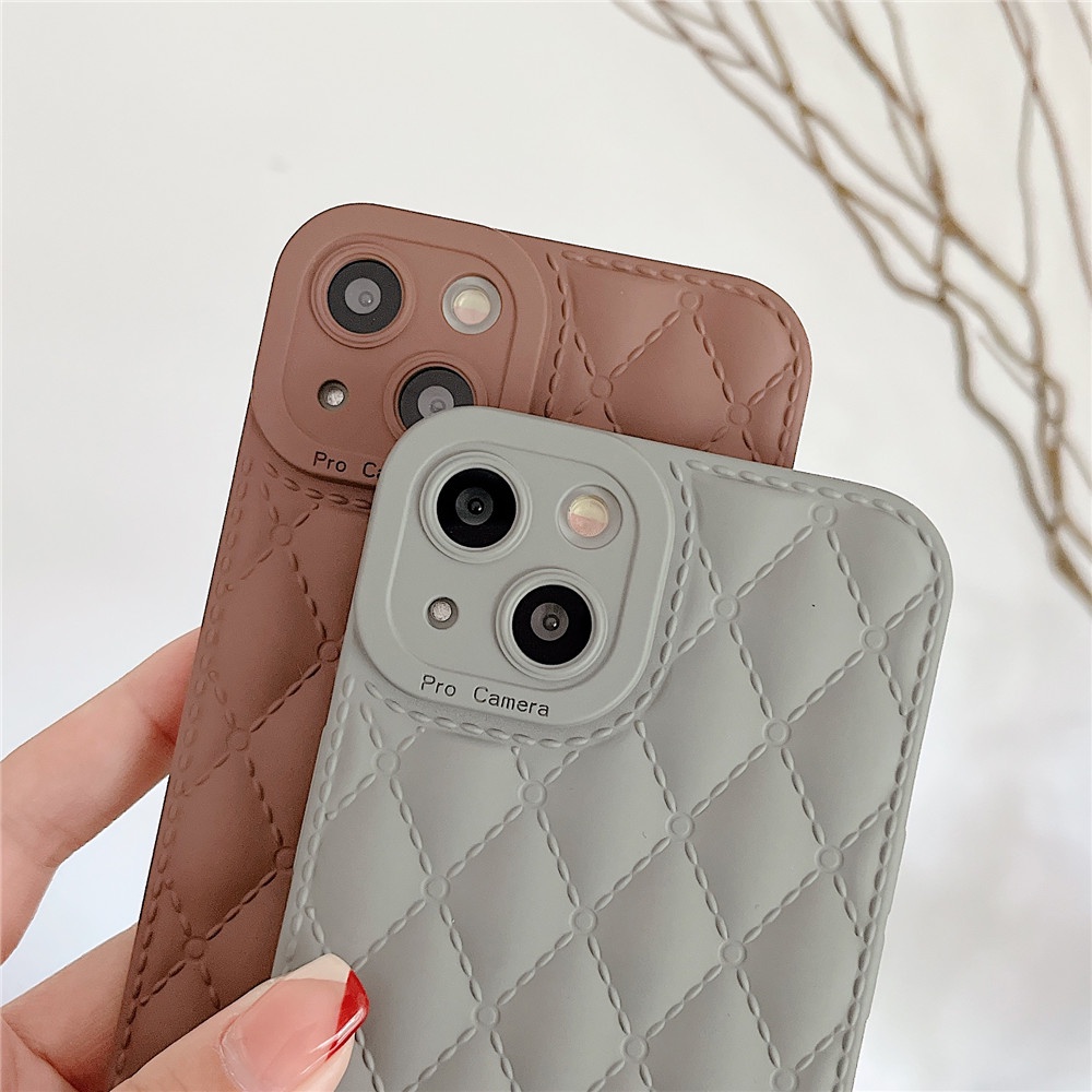 Casing Ponsel Kisi 3D Mewah Untuk iPhone 13 12 14 11 Pro Max X XR XS Max14 7 +8 Plus Soft Back Cover Shockproof Casing iPhone