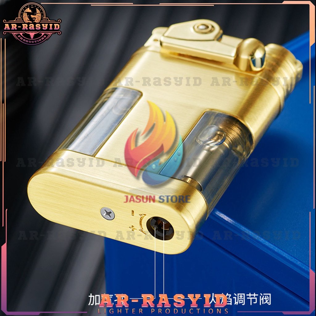 BISA COD! Korek Api Las Gas LED Rocker Lighter TH-612 2040