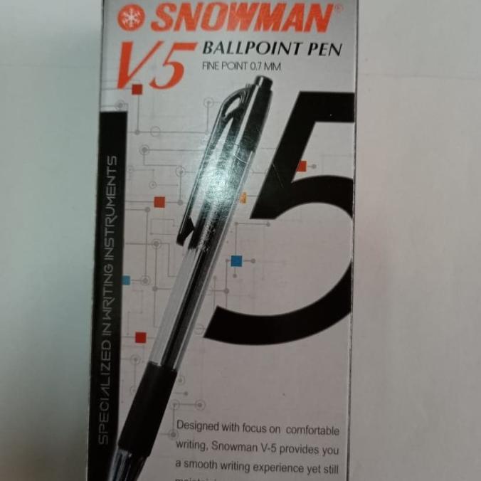 

BRG BARU Pulpen snowman V5 0.7 mm