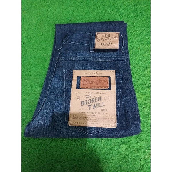 Wrangler Texas Regular Non Stretch Celana panjang jeans Original 100%