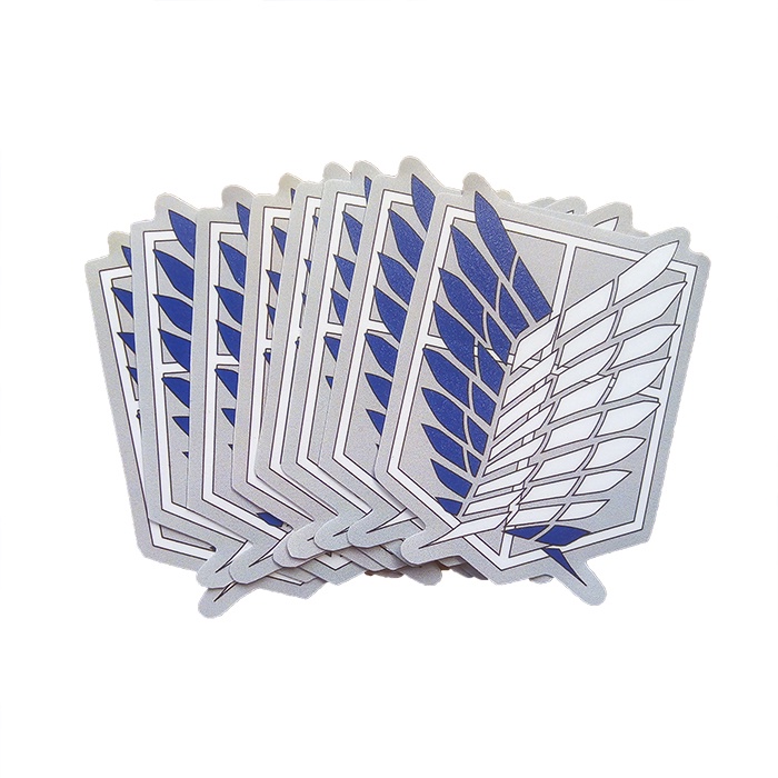 

Stiker Logo Attack on Titan Survey Corps Pasukan pengintai bahan vinil tahan air