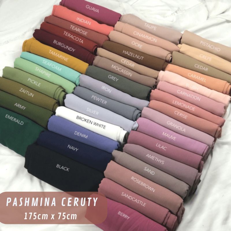 Pashmina Ceruty Babydoll Premium