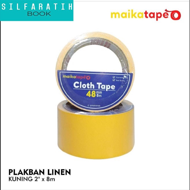 

LAKBAN LINEN KUNING UKURAN 2 X 8M