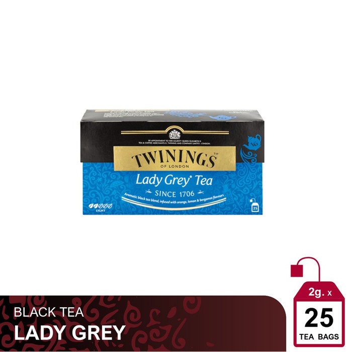 

Twinings Teh Celup Lady Grey Tea 25x2gr - Teh Twinnings Bag