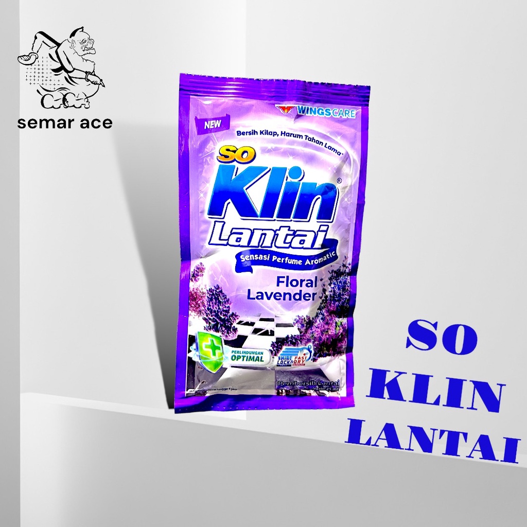 SOKLIN LANTAI SACHET 25 ML ISI 12