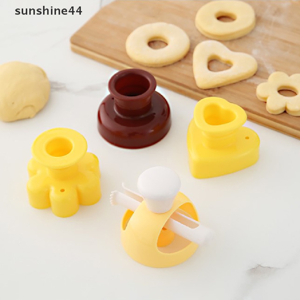 Sunshine DIY Kreatif Cetakan Donat Doughnuts Cooking Cutter Desserts Bread Cutg Maker Kue Decorag Tools Aksesoris Kue Dapur.