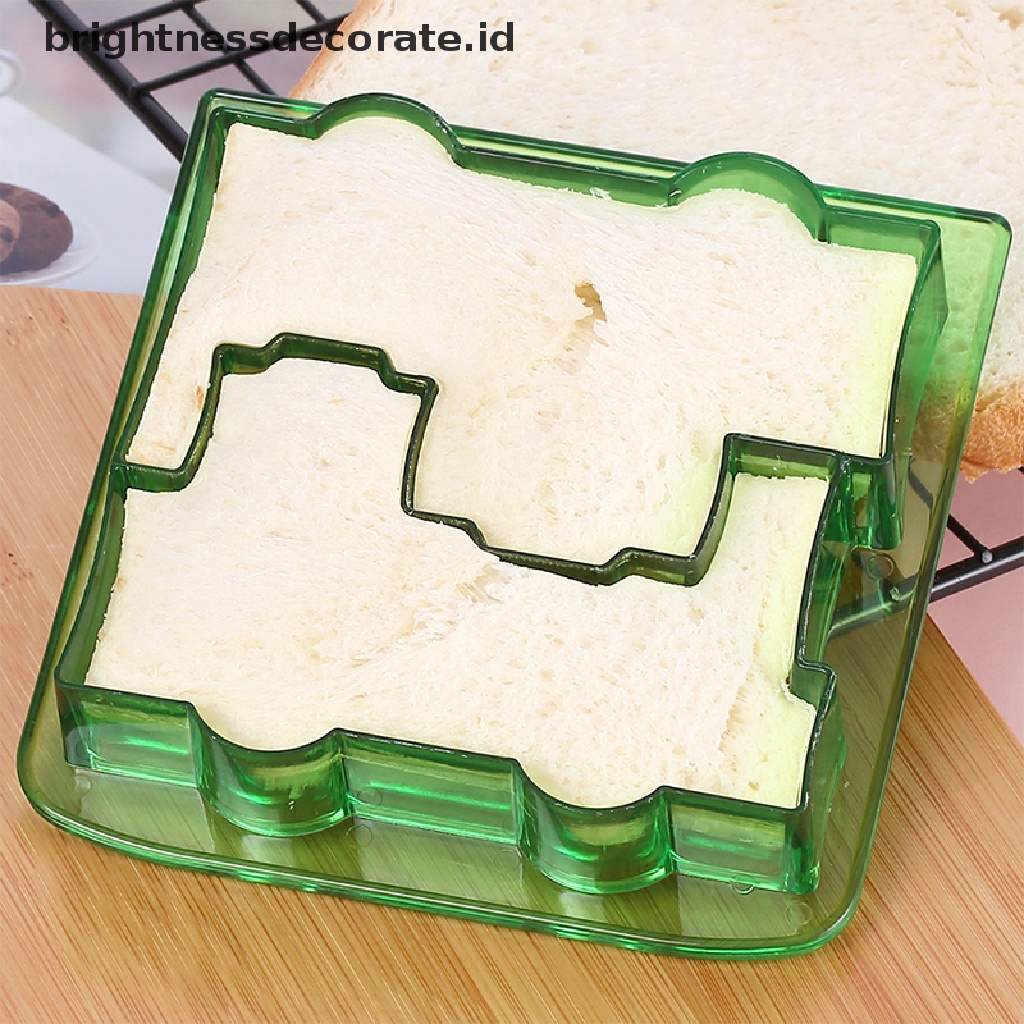 [Birth] Lunch DIY Sandwiches Cutter Cetakan Makanan Cutg Die Roti Biskuit Cetakan Tools [ID]