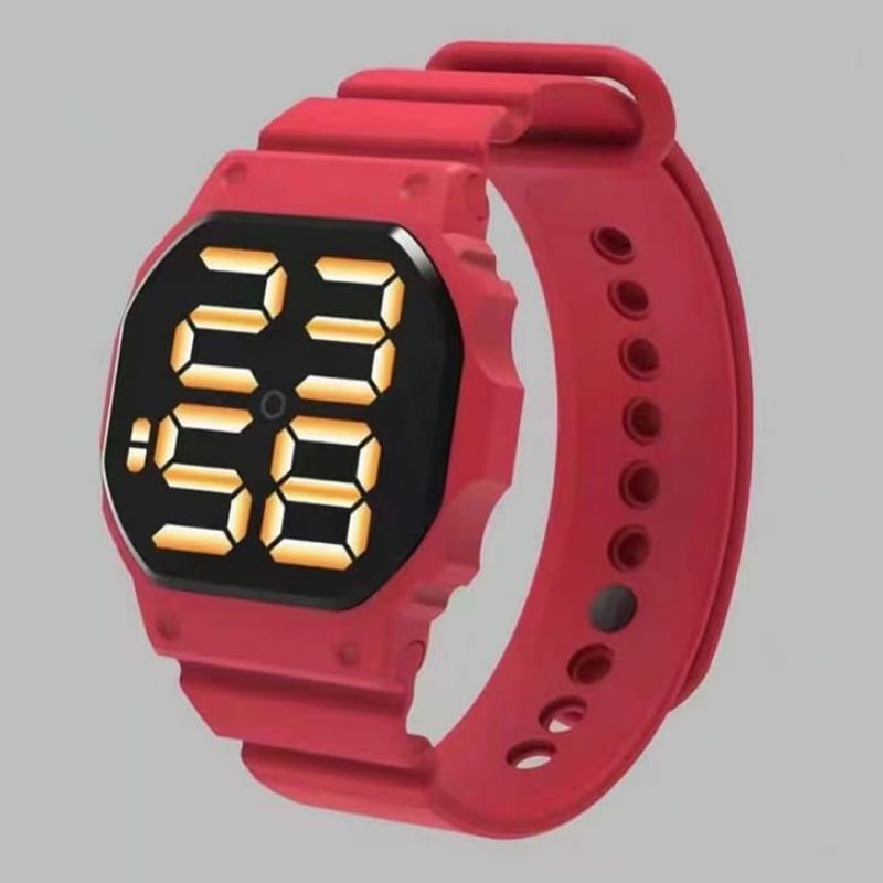 Terviral Jam Tangan Led Men Women Kasual Cantik Terlaris Bisa COD Free Box