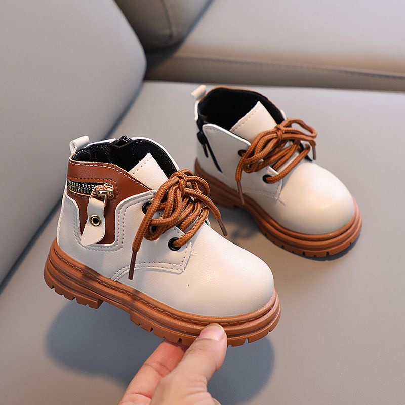 {COD} Sepatu Boots Anak Import LUKE/Sepatu Docmart Tali Resleting Dr.Marteen Style/Sepatu Boots Anak Laki laki dan Perempuan/size 26-35