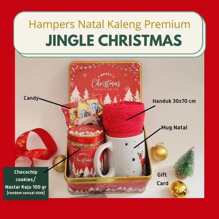 

Hampers Natal Unik Christmas Gift Hadiah Premium Jingle Tin Hapunni