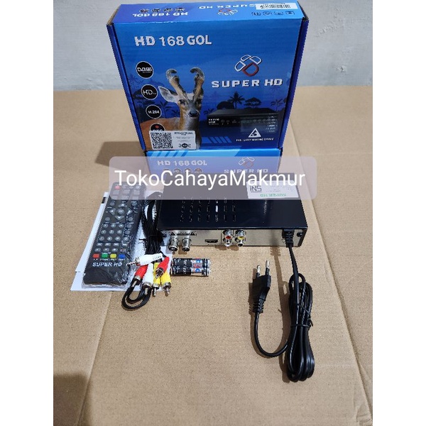 Set Top Box Super HD 168 GOL Kijang Digital TV Receiver Full HD STB WIFI HDMI Youtube USB DVB T2