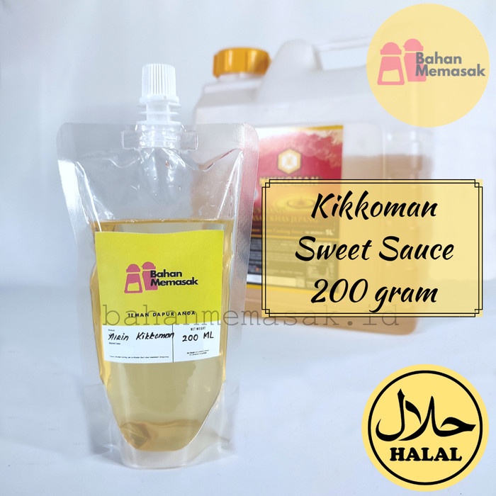 

Kikkoman Japanese Sweet Sauce/ Saus Manis Jepang Mirin Halal 200 Gram