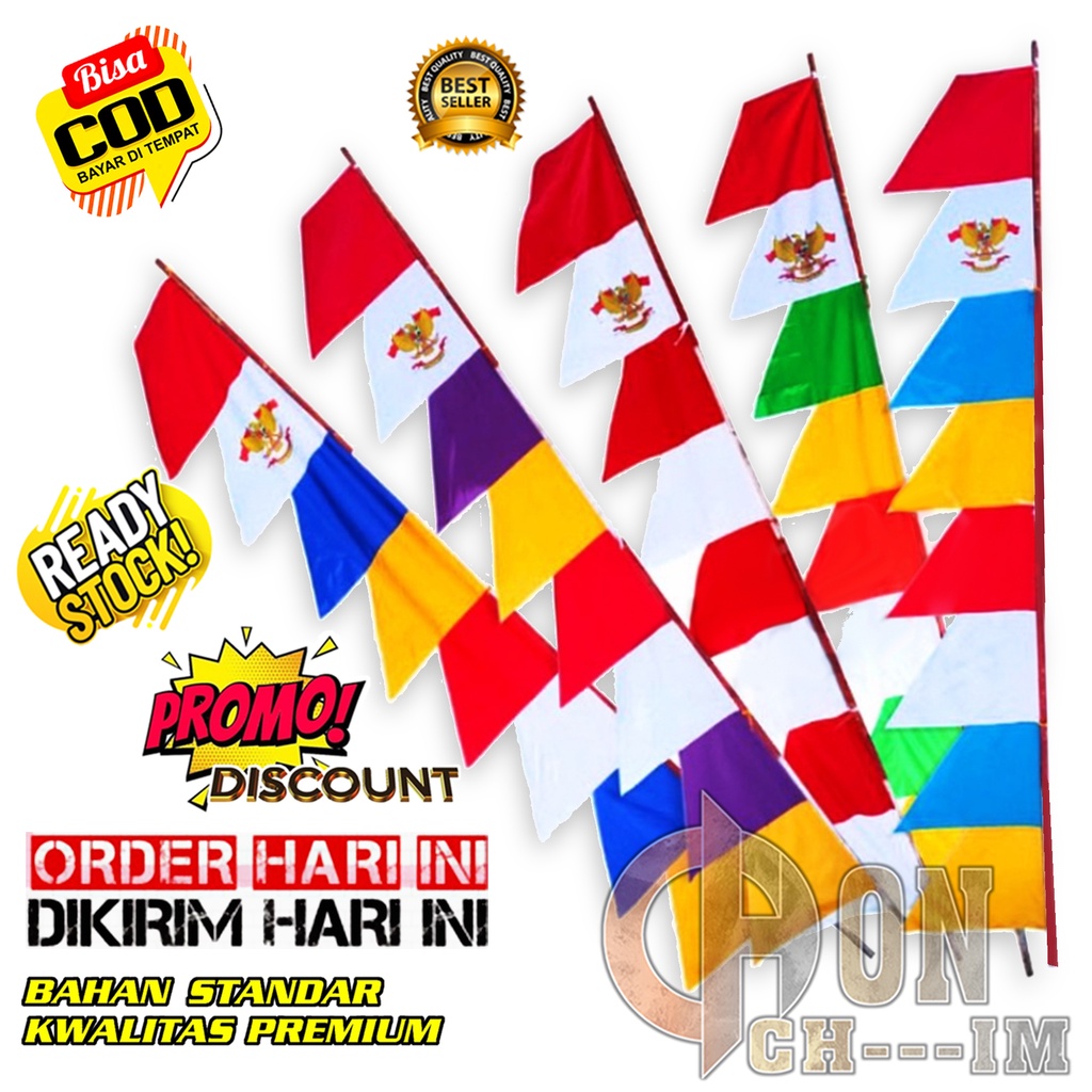 TERLARIS BENDERA UMBUL-UMBUL GARUDA WARNA-WARNI MURAH NEW#bendera umbul-umbul murah
