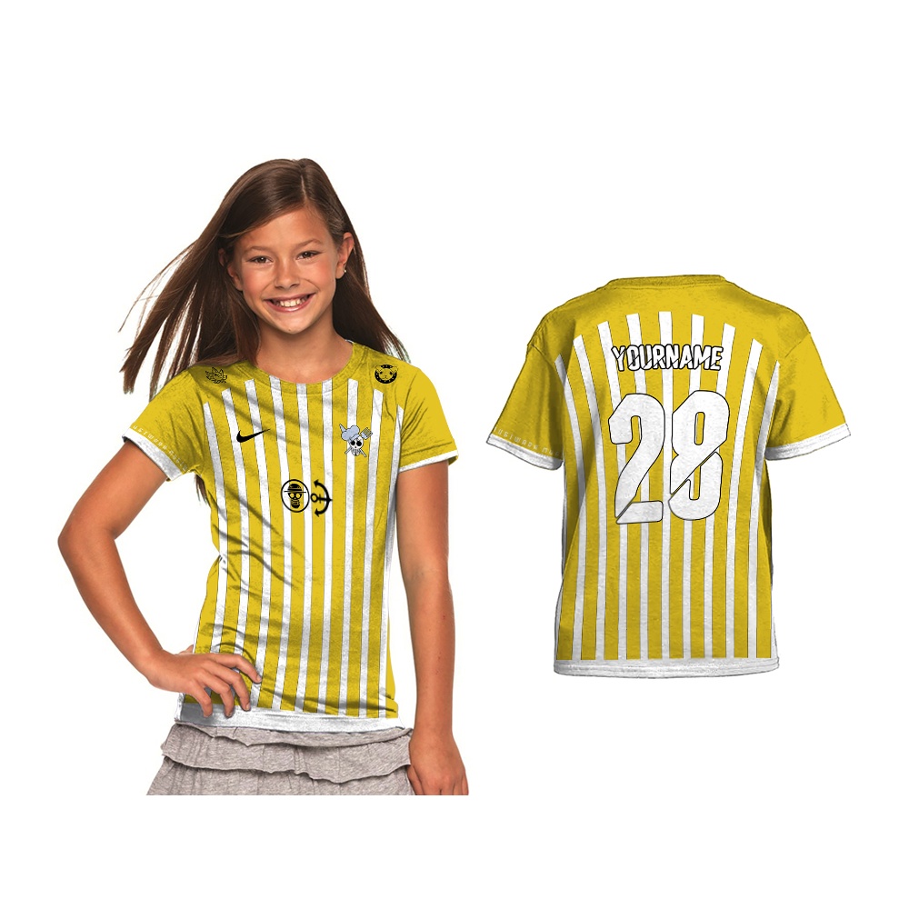 Kaos Anak Jersey One Piece X Nike New Fan Art Sanji Version Full Printing Custom