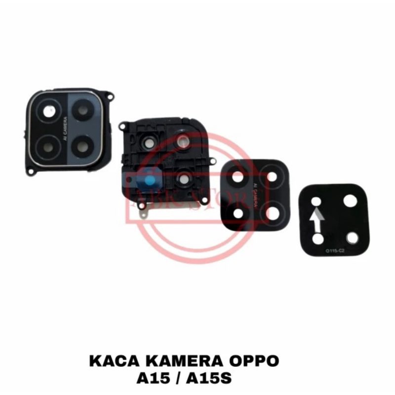 KACA KAMERA RING KAMERA OPPO A15 / A15S LENSA CAMERA BELAKANG