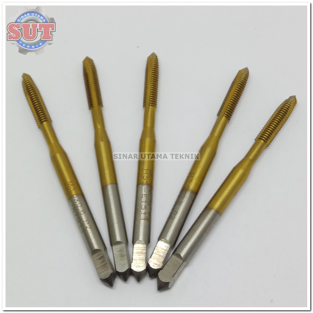 Tap M2x0.45 Tap M2.5 Tap M3.5x0.6 HSS Hand Tap Tap mesin