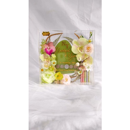 MAHAR PERNIKAHAN, mahar frame akrilik, mahar uang