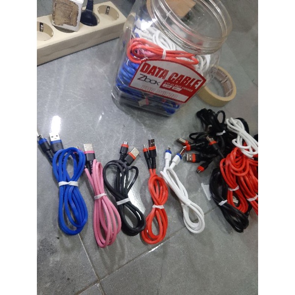 Original Zbox Ecer Kabel Zbox CTP-01/CTP01 2,4A Fast Micro & Tipe C/Kabel Umaxxi 2,4A Fast MURAH