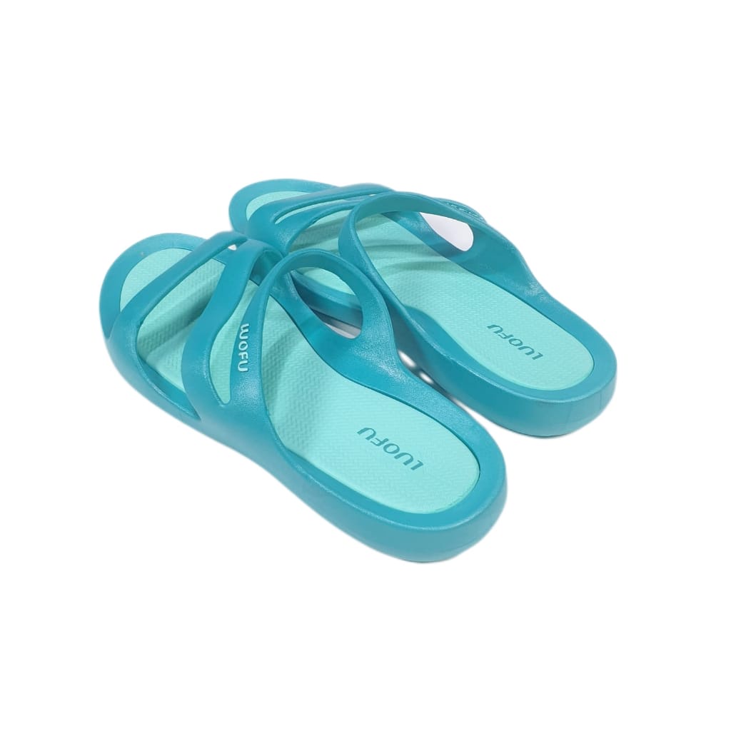 LUOFU ORIGINAL jelly sandal karet empuk murah selop import sendal wanita F2325E01SC