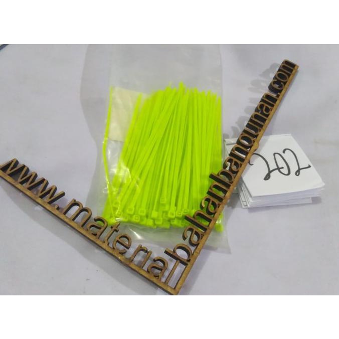 

GROSIR cable ties warna hijau 2.5 mm x 100 mm kabel tis green pengikat citrab44 Buru Order