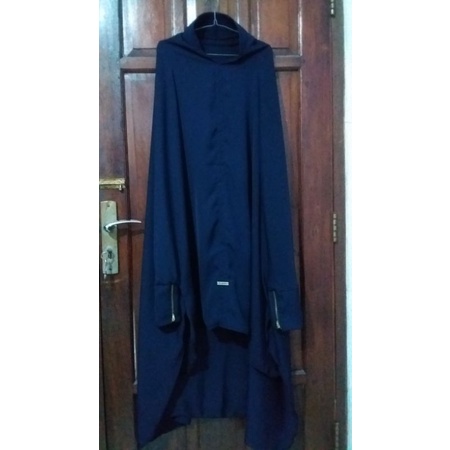 french khimar pet lengan zipper (new)