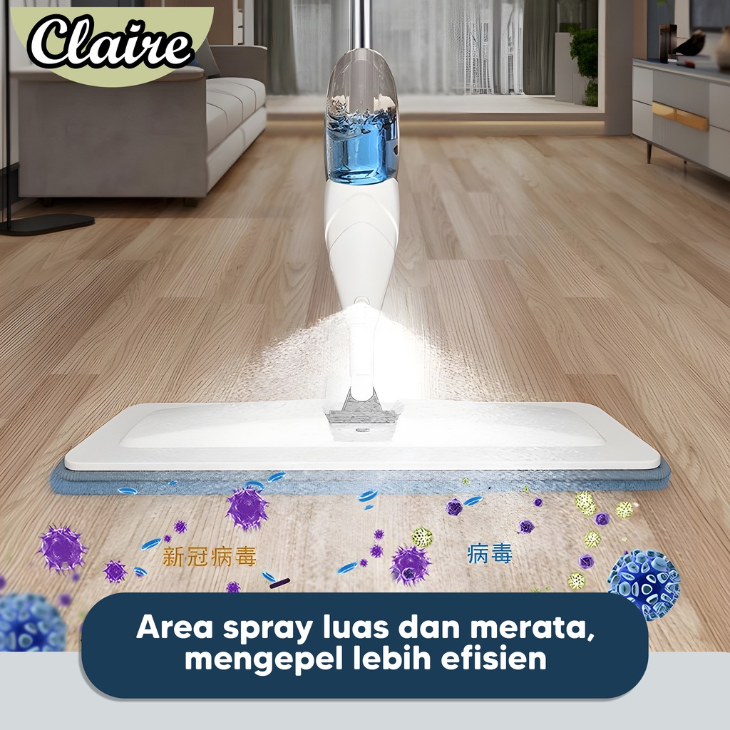 Water Spray Mop / Alat Kain Pel Include Spray / SPRAY MOP WITH MANUAL SWEEPER