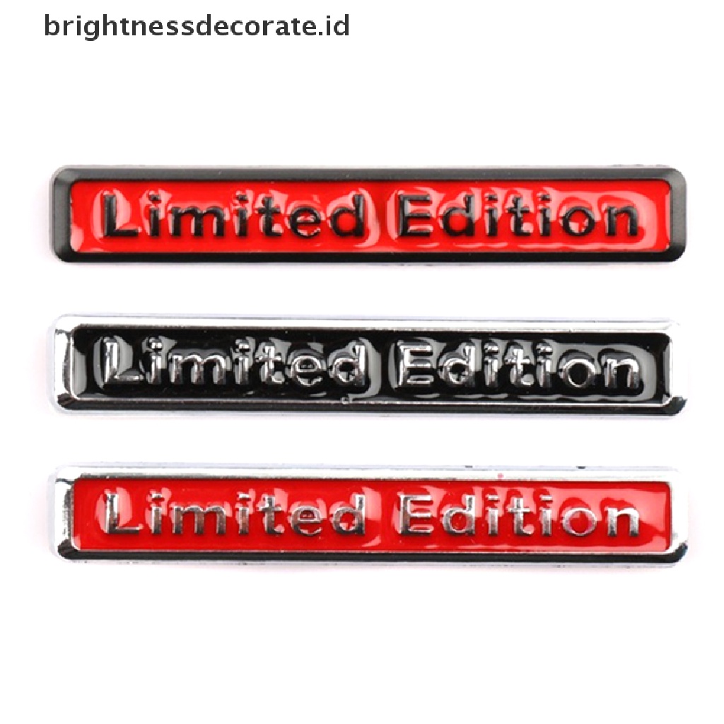 [Birth] 3d Metal Chrome Limited Edition Auto Stiker Mobil Badge Decal Emblem Motor [ID]