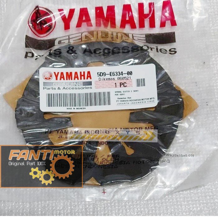 PLAT PERNAH KAMPAS KOPLING VEGA ZR JUPITER Z ROBOT Z1 FI PART ORIGINAL
