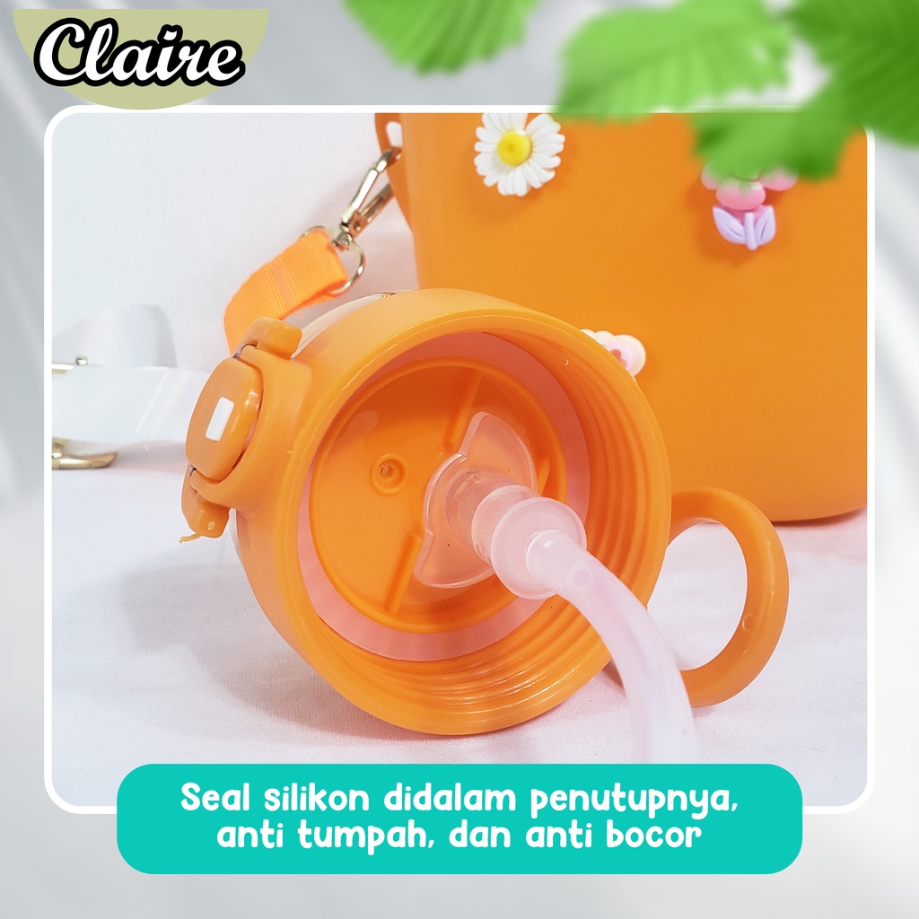 BOTOL MINUM ANAK 700ML / BOTOL MINUM ANAK MUNGIL LUCU / BOTOL MINUM FREE STICKER 3D