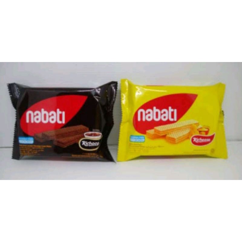 

Nabati Richeese Wafer Keju& Cokelat Nabati Richeese 39Gram