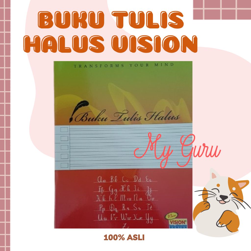 

[PCS] BUKU TULIS HALUS VISION 38 LEMBAR / BUKU MURAH