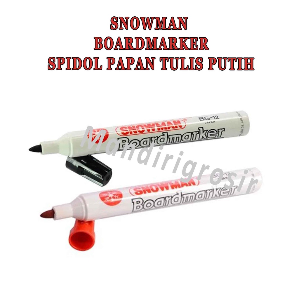 BoardMarker * Snowman * Spidol Papan Tulis * BG-12