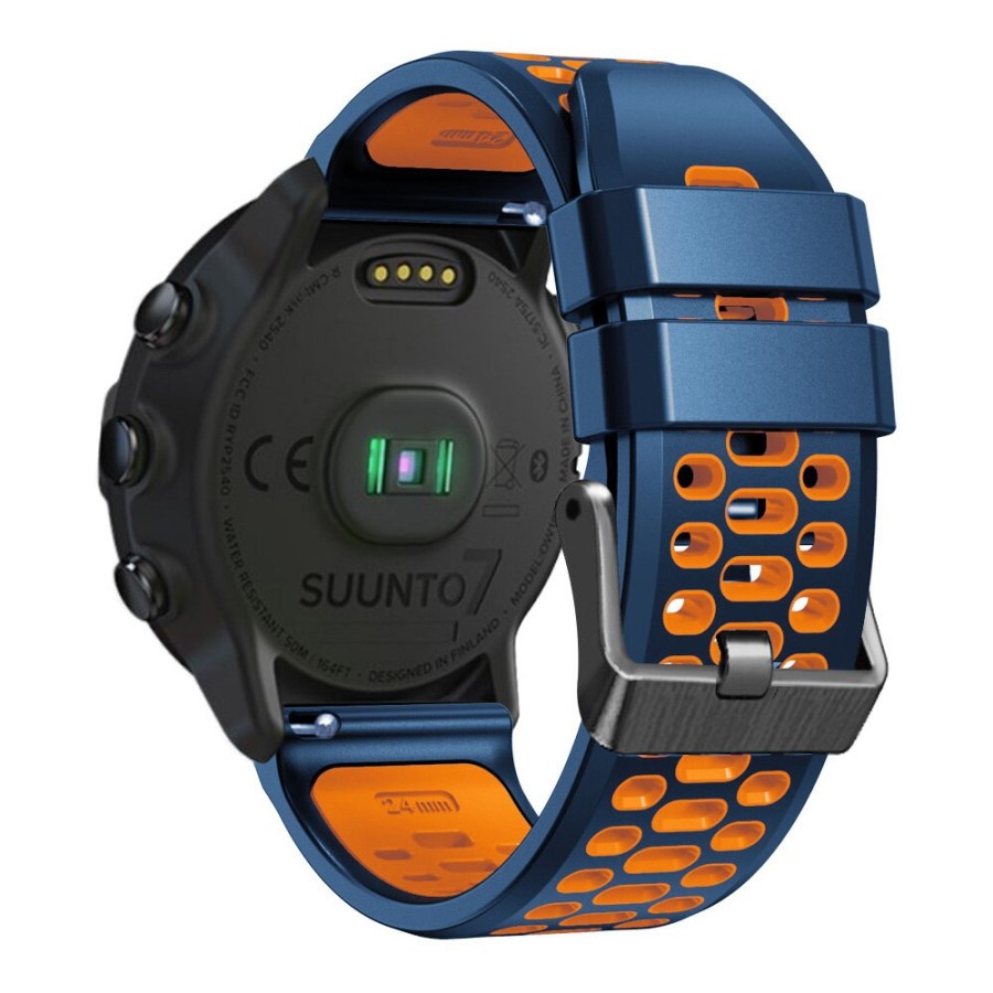 Tali Jam 24mm Suunto 9 perforated 7 D5 Spartan Sport Wrist HR Baro