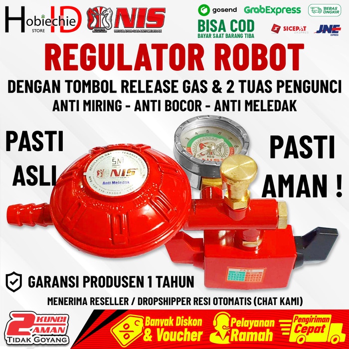 Regulator Regulator Robot Nis Double Lock(Safety Lock Anti Meledak + Ampere 0307