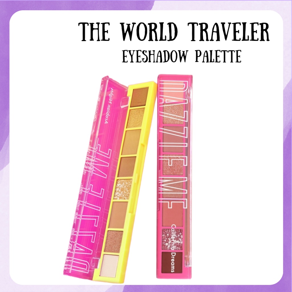 Jual Dazzle Me The World Traveler Eyeshadow Palette Shopee Indonesia