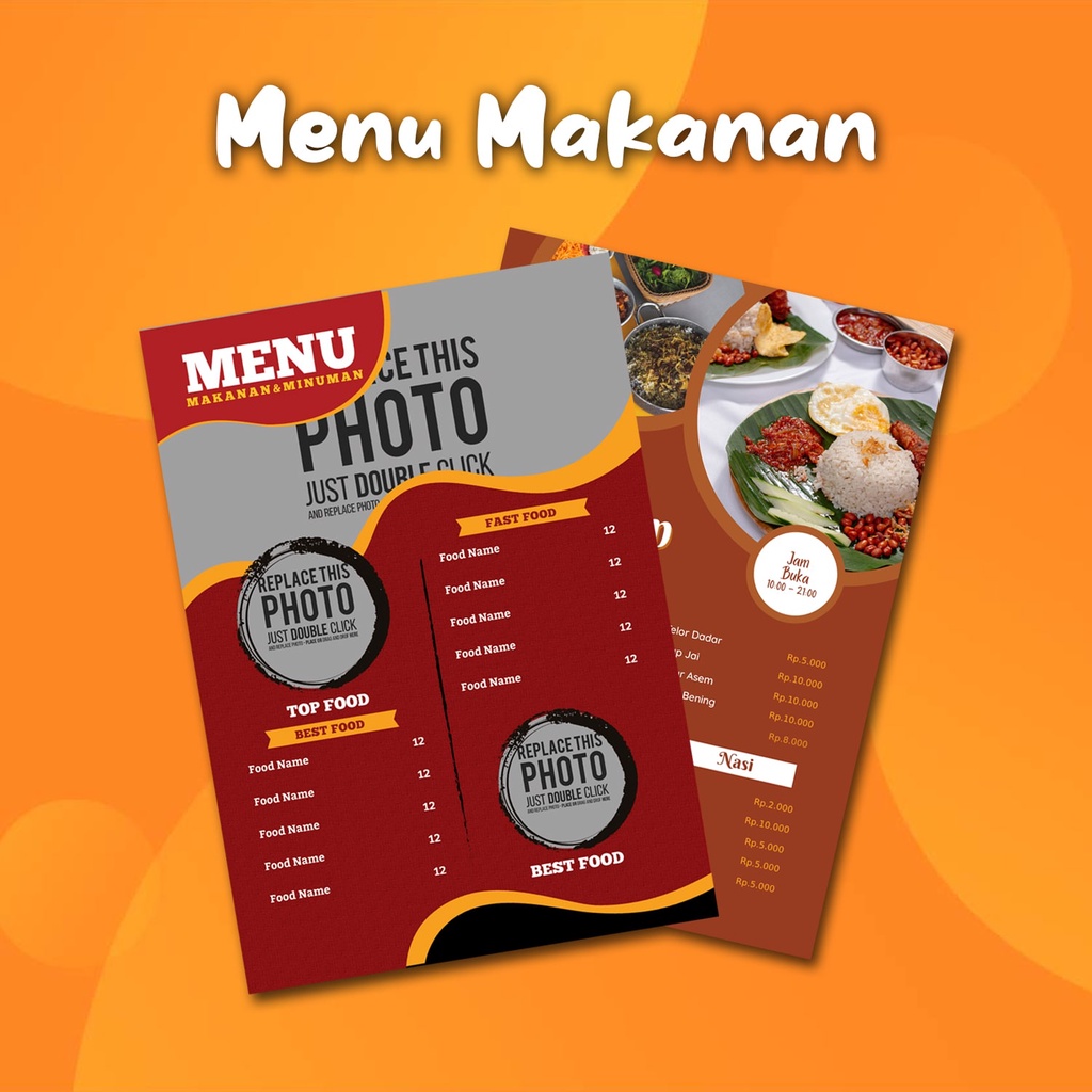 

Daftar Menu Makanan dan Minuman A4 dan A3