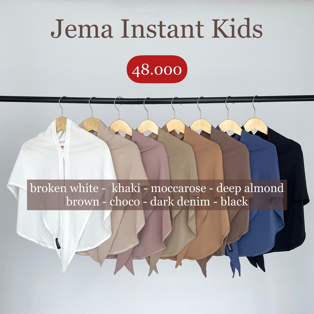 Jema Instant Kids Edition | Hijab instant ukuran anak by Yeppushop