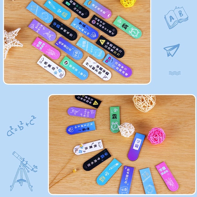 ⭐️𝐈𝐇𝐒 𝟕𝟏𝟗 𝐋𝐚𝐦𝐩𝐮𝐧𝐠⭐️Pembatas Buku Motif Cartoon Penanda Buku Magnet Bookmark