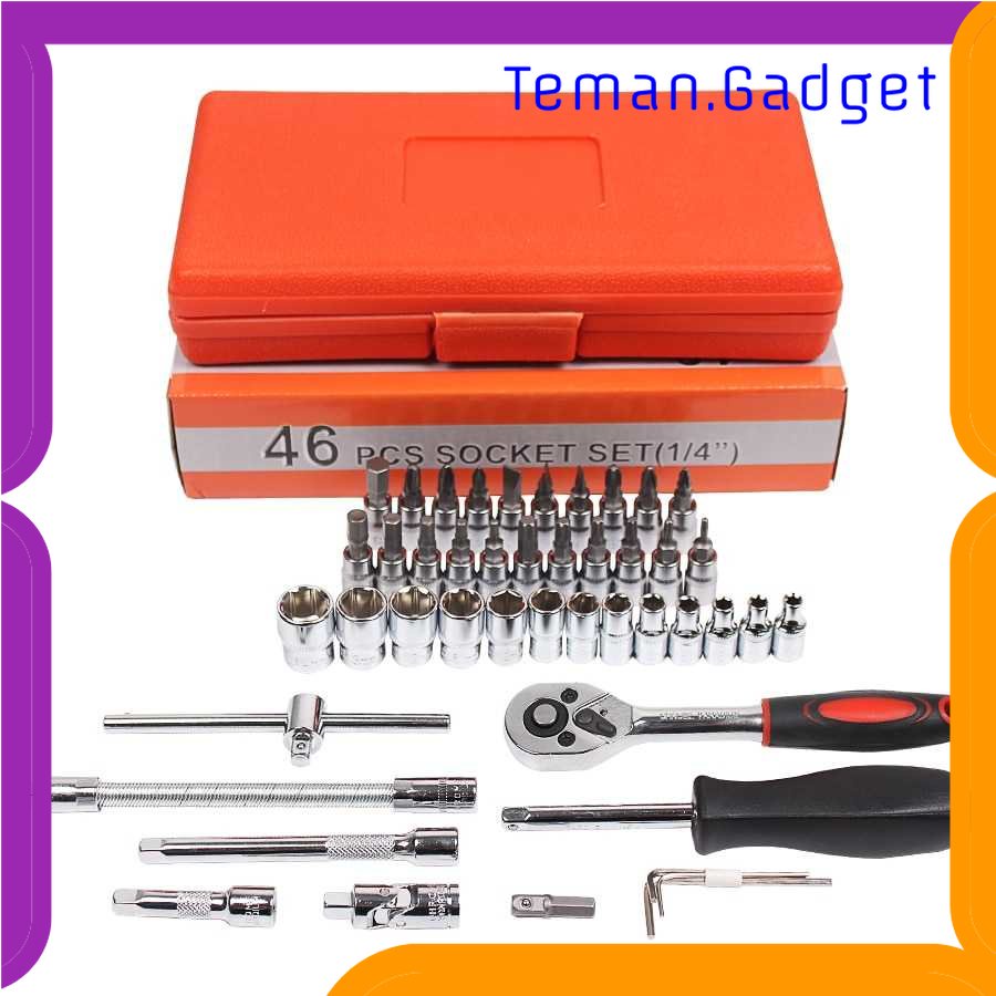 TG-PKK Obeng Set Reparasi Service Mobil 46 in 1 - D022