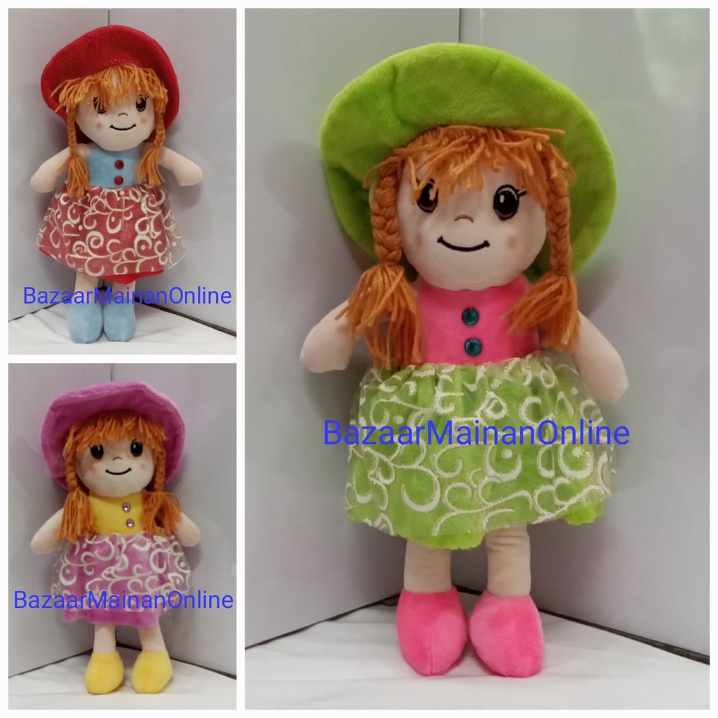 Boneka Doll Decan Topi 17"- Dacron Silicon A -SNI