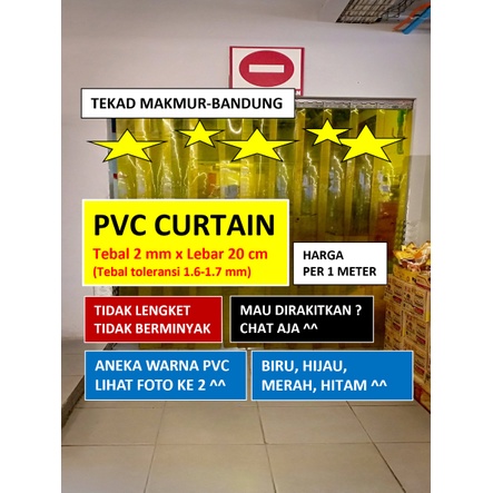 Tiang Braket PVC Curtain (Isi 7 Gantungan)