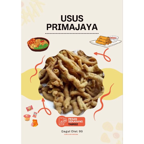 

❤️TABRIIZ❤️ KRIPIK USUS PRIMA JAYA 2KG